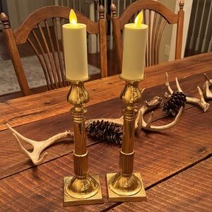 Brass candlesticks from approx. 1960’s 1970’s.
